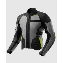 Куртка текстильная REBELHORN SCANDAL 3 BLACK GREY FLUO YELLOW
