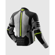 Куртка текстильная REBELHORN SCANDAL 3 BLACK GREY FLUO YELLOW