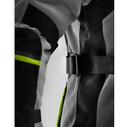 Куртка текстильная REBELHORN SCANDAL 3 BLACK GREY FLUO YELLOW