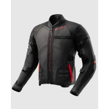 Куртка текстильная REBELHORN SCANDAL 3 DARK GREY BLACK RED