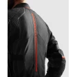 Куртка текстильная REBELHORN SCANDAL 3 DARK GREY BLACK RED