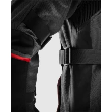 Куртка текстильная REBELHORN SCANDAL 3 DARK GREY BLACK RED