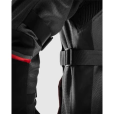 Куртка текстильная REBELHORN SCANDAL 3 DARK GREY BLACK RED