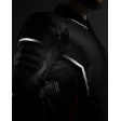 Куртка текстильная REBELHORN SCANDAL 3 DARK GREY BLACK RED