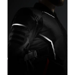 Куртка текстильная REBELHORN SCANDAL 3 DARK GREY BLACK RED