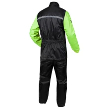 Комбинезон дождевик раздельный Rebelhorn Rain Black Fluo Yellow