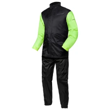 Комбинезон дождевик раздельный Rebelhorn Rain Black Fluo Yellow
