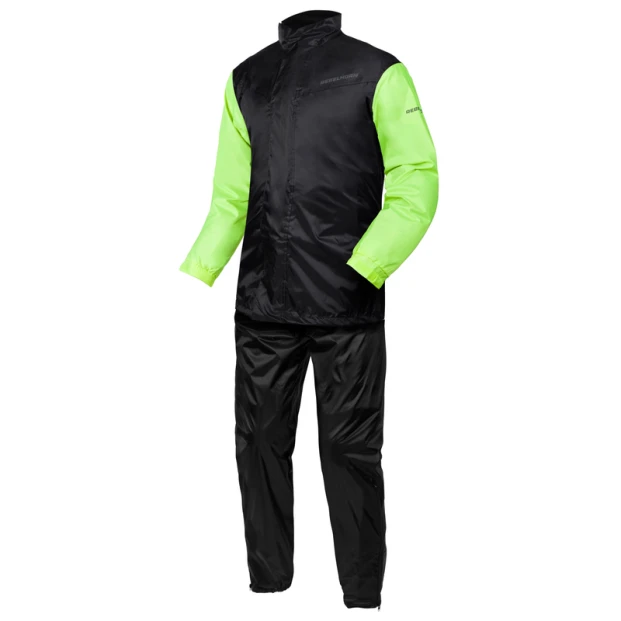 Комбинезон дождевик раздельный Rebelhorn Rain Black Fluo Yellow