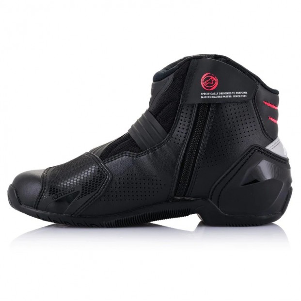 Ботинки ALPINESTARS LADY STELLA SMX-1 R V2 VENTED BLACK/DIVA PINK