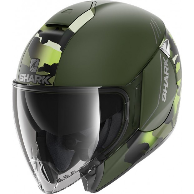 Шлем SHARK CITYCRUISER GENOM Mat Green Green Black
