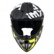 Шлем IMX FMX-01 JUNIOR BLACK/WHITE/FLO YELLOW/GREY