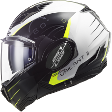 Шлем LS2 FF900 VALIANT II CODEX WHITE BLACK