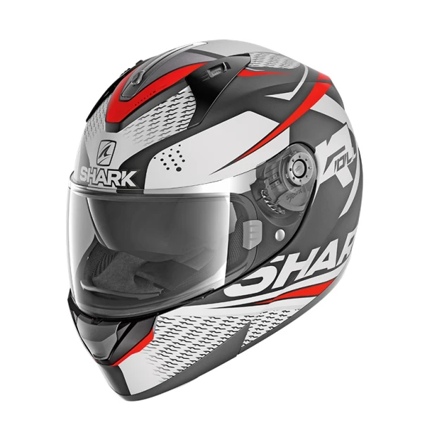 Шлем SHARK Ridill 1.2 Stratom Mat Black White Red