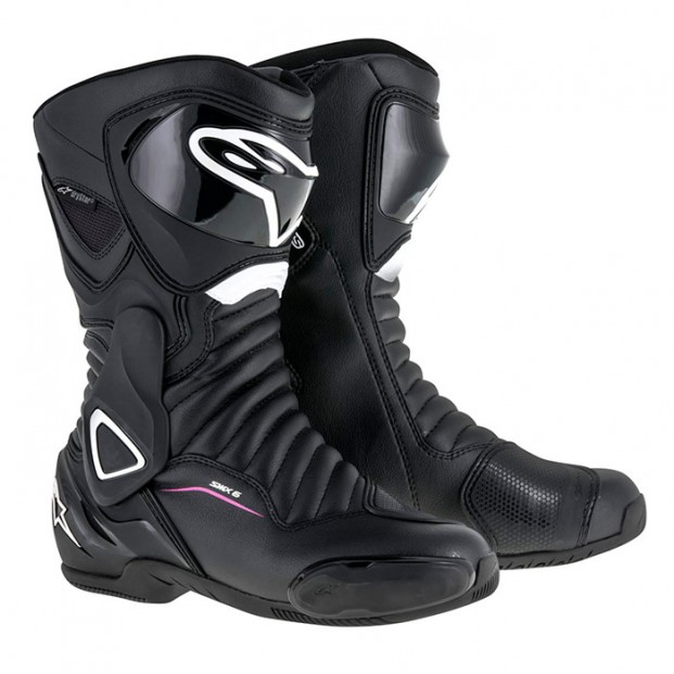 Ботинки Alpinestars Stella SMX-6 V2 Drystar Black White Fuchsia