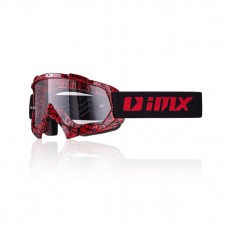 Очки кросс-эндуро IMX MUD graphic red/black (прозрачная линза)