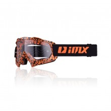 Очки кросс-эндуро IMX MUD graphic orange/black (прозрачная линза)