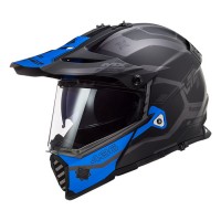 Шлем LS2 MX436 Pioneer Evo Cobra Matt Black Blue