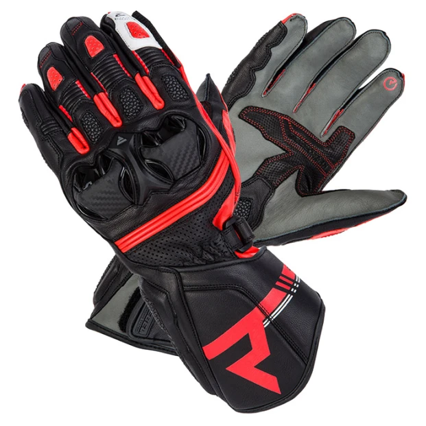 Перчатки REBELHORN St Long Black Grey Flo Red