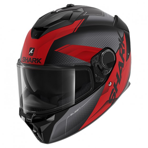 Шлем Shark Spartan GT Elgen Matt Black Anthracite Red