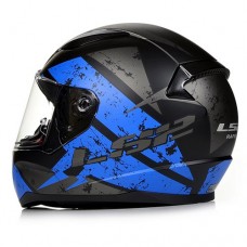 Шлем LS2 FF353 Rapid Deadbolt Black Blue