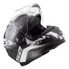 Шлем LS2 FF320 Stream Evo Hype Black White Titanium