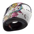 Шлем детский LS2 FF353J RAPID MINI CRAZY POP White Pink