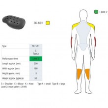 Протекторы плечей SAS-TEC (с липучкой) Level 2 (пара) SC-1/01 VELCRO