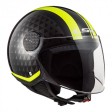 Шлем LS2 OF558 Sphere Crush Black H-V Yellow