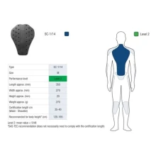 Протектор спины SAS-TEC SC-1/14M LEVEL 2 BLACK M