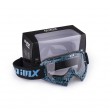 Очки кросс-эндуро IMX MUD graphic blue/black (прозрачная линза)