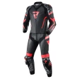 Куртка кожаная REBELHORN REBEL BLACK/FLO RED
