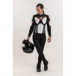 Куртка кожаная женская REBELHORN REBEL LADY BLACK/WHITE/FLO RED