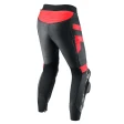 Штаны кожаные REBELHORN REBEL Black/Flo Red