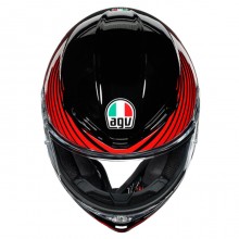 Шлем AGV K6 Rush Black Red