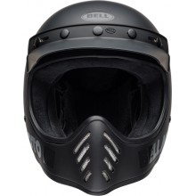 Шлем BELL MOTO-3 BLACKOUT MATT/GLOSS BLACK