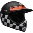 Шлем BELL MOTO-3 FASTHOUSE CHECKERS BLACK/WHITE/RED
