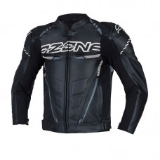 Куртка кожаная OZONE RS600 BLACK/WHITE