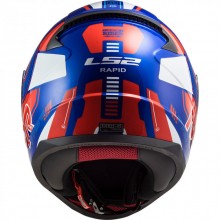 Шлем LS2 FF353 RAPID STRATUS BLUE RED WHITE