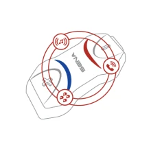 Bluetooth гарнитура Sena 10R Low Profile Dual Pack
