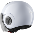 Шлем SHARK NANO BLANK White Silver Glossy