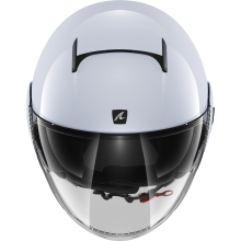 Шлем SHARK NANO BLANK White Silver Glossy