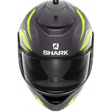 Шлем SHARK SPARTAN ANTHEON MAT Anthracite Yellow Black
