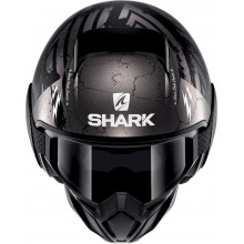 Шлем SHARK STREET DRAK CROWER Mat Black Anthracite Silver