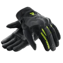 ПЕРЧАТКИ ЖЕНСКИЕ REBELHORN CORE BLACK GREY FLUO YELLOW