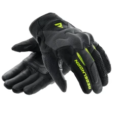 ПЕРЧАТКИ ЖЕНСКИЕ REBELHORN CORE BLACK GREY FLUO YELLOW