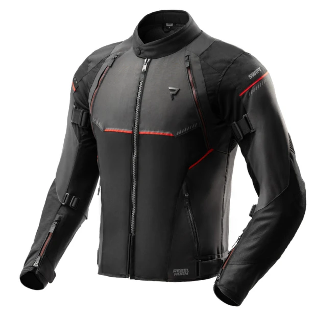 КУРТКА REBELHORN SWIFT BLACK DARK GREY RED