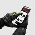 ПЕРЧАТКИ ЖЕНСКИЕ REBELHORN CORE BLACK GREY FLUO YELLOW