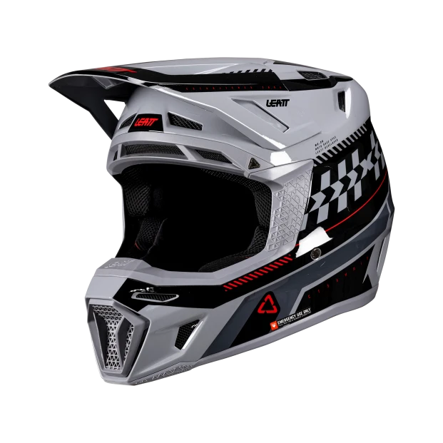 Шлем с очками LEATT KIT MOTO 8.5 GREY