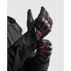 Перчатки REBELHORN DEFENDER BLACK RED