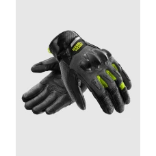 Перчатки REBELHORN DEFENDER BLACK GREY FLUO YELLOW
